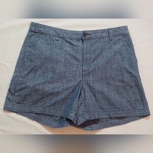 A New Day Chambray Shorts Coastal Cottagecore Boho Summer Size 10